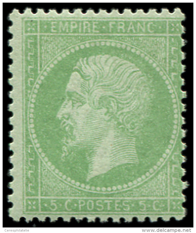 35    5c. Vert P&acirc;le Sur Bleu, Tr&egrave;s L&eacute;ger Pelurage, Frais, TB. C - Sonstige & Ohne Zuordnung