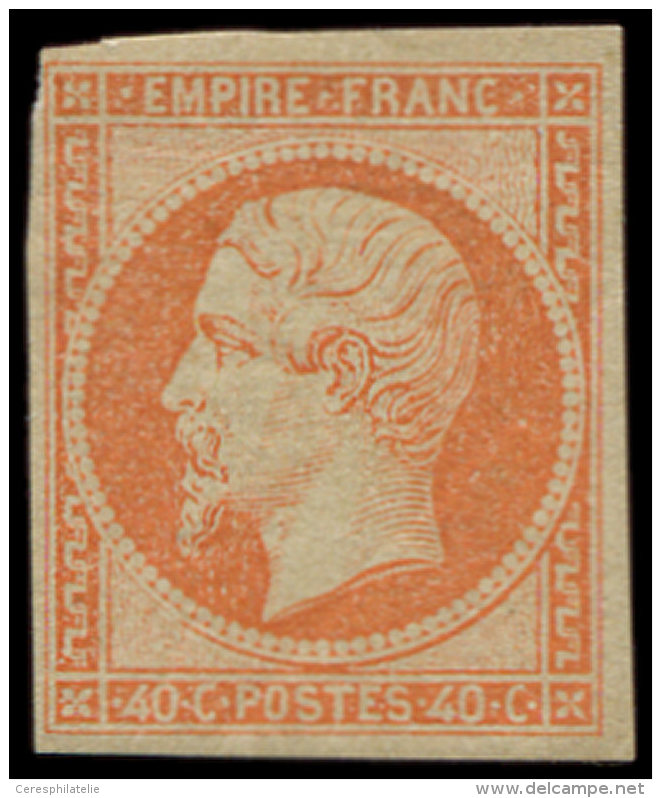 16   40c. Orange, Petite Froissure, Sinon Frais Et TB - Autres & Non Classés