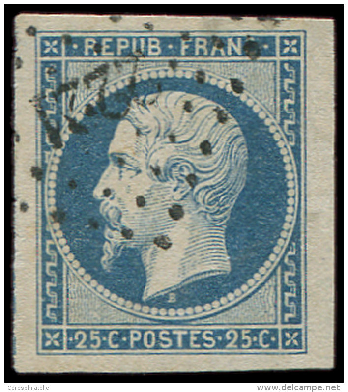 10   25c. Bleu, Tr&egrave;s Grandes Marges, Obl. PC 2221, Superbe - Sonstige & Ohne Zuordnung