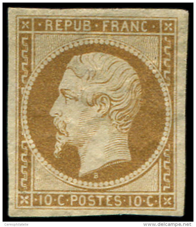 9    10c. Bistre Jaune, Timbre RR, Neuf, TB - Autres & Non Classés