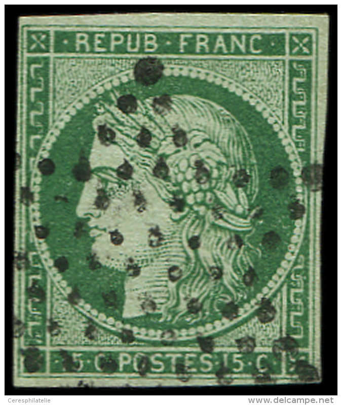 2b   15c. Vert FONCE, Obl. ETOILE, TB. C - Other & Unclassified