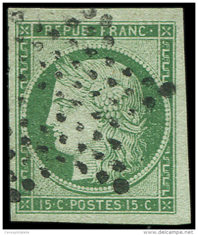 2    15c. Vert, Oblit&eacute;r&eacute; ETOILE, TTB - Other & Unclassified