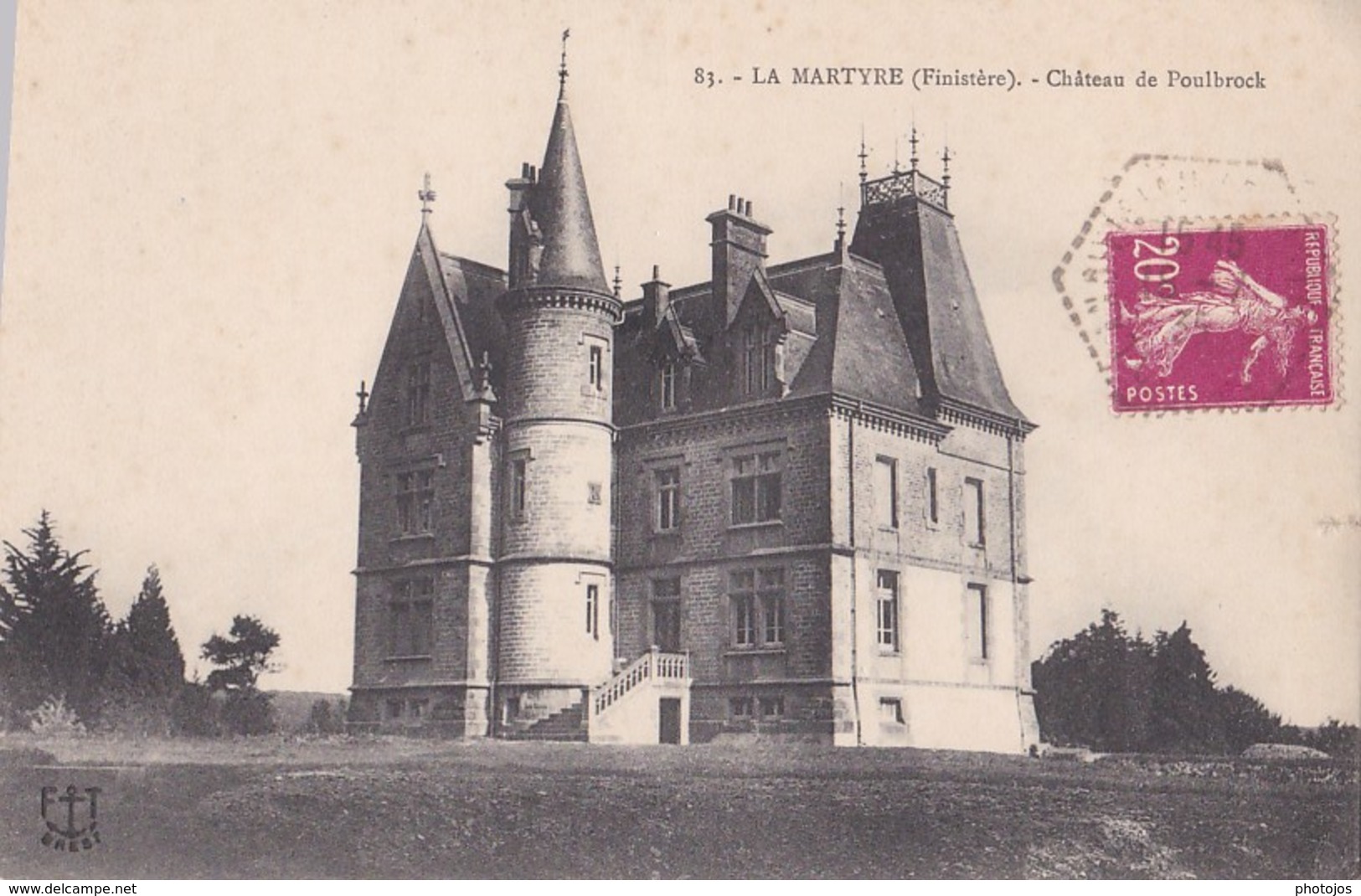 Carte Postale : La Martyre (29) Chateau De Poulbrock                 Ed     FT Brest - Autres & Non Classés