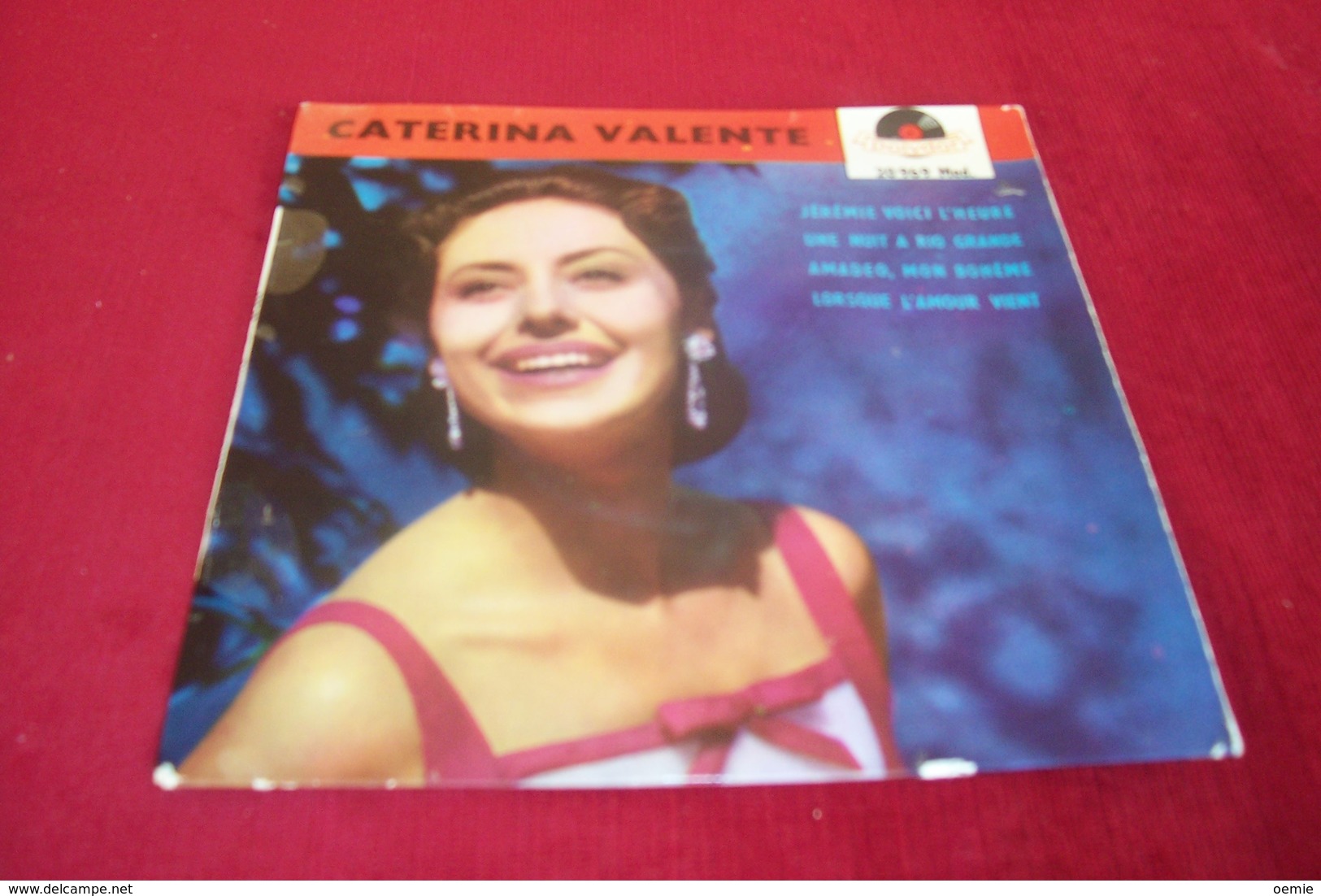 CATERINA VALENTE ° JEREMIE VOICI L'HEURE   + 3 TITRES REF 20969 - Vollständige Sammlungen