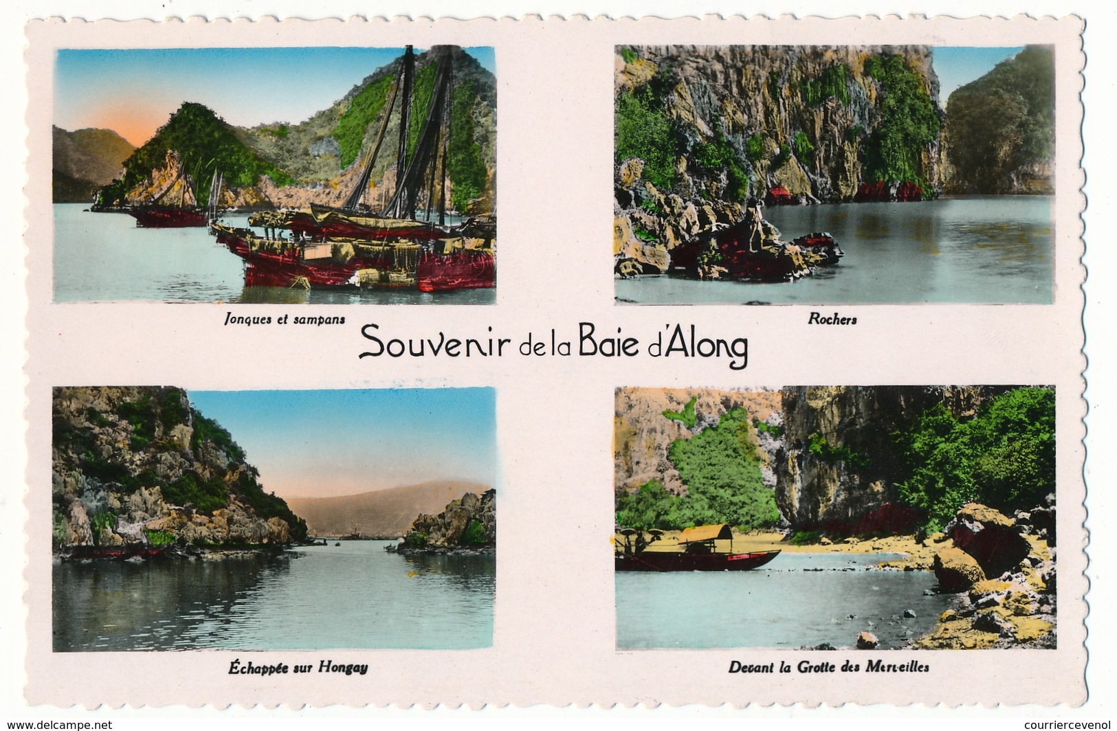 CPSM - INDOCHINE - Souvenir De La Baie D'Along - Vues Multiples - Vietnam