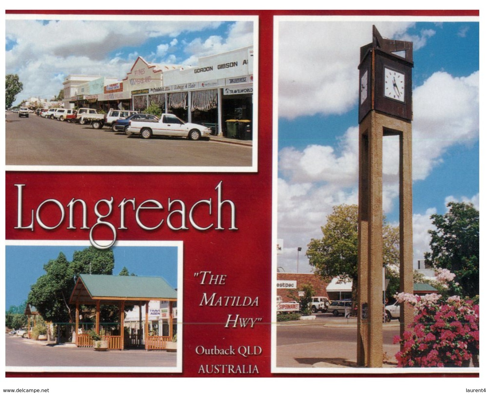(726) Australia - QLD - Longreach (with Stamp) - Far North Queensland