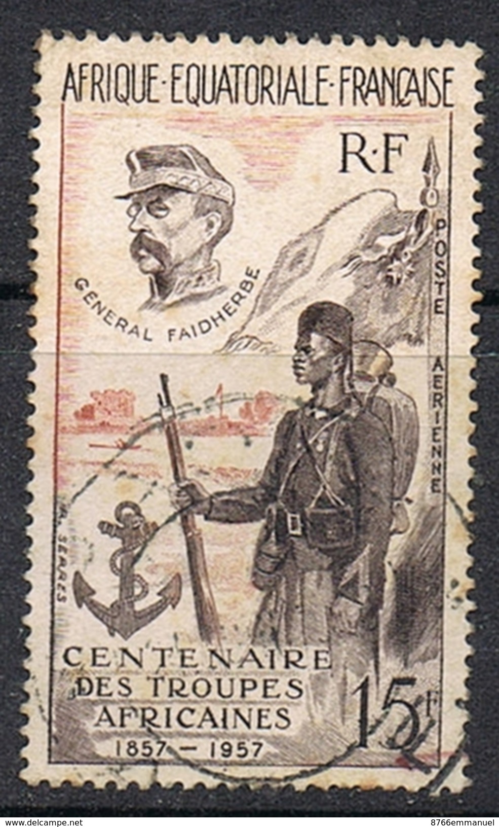 A.E.F. AERIEN N°62 - Used Stamps