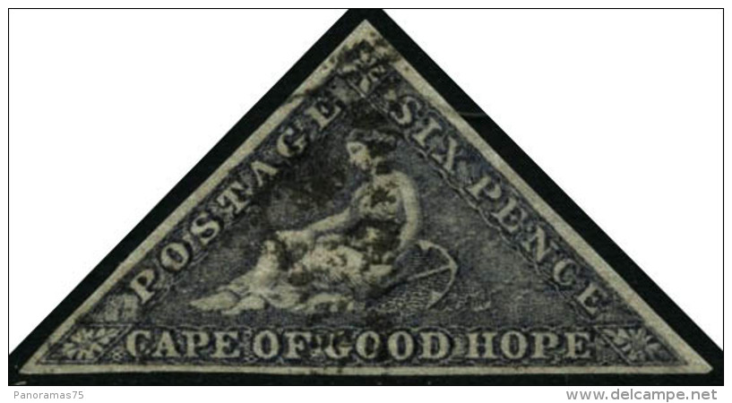 N&deg;5a 6p Violet-gris - TB - Kap Der Guten Hoffnung (1853-1904)