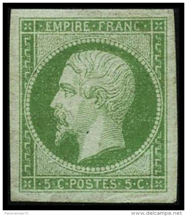 N&deg;12 5c Vert, Pi&egrave;ce De Luxe - TB - 1853-1860 Napoleon III