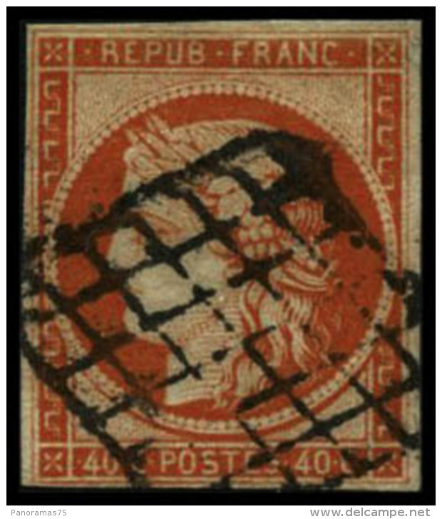 N&deg;5 40c Orange - B - 1849-1850 Ceres