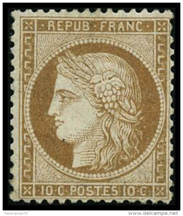 N&deg;36 10c Bistre - TB - 1870 Siege Of Paris