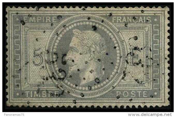 N&deg;33 5F Empire, Sign&eacute; JF Brun - TB - 1863-1870 Napoleon III With Laurels