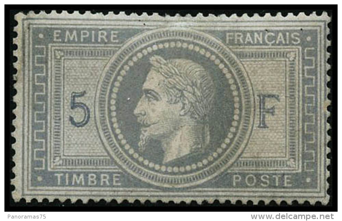 N&deg;33 5F Empire, Quasi SC, Sign&eacute; Brun - TB - 1863-1870 Napoleon III With Laurels