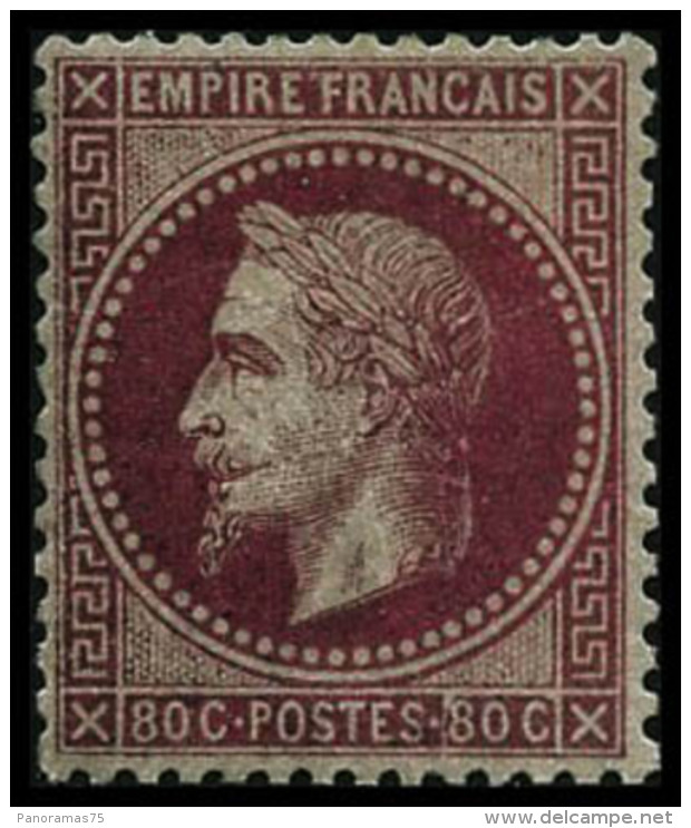 N&deg;32 80c Rose, Pi&egrave;ce De Luxe - TB - 1863-1870 Napoleon III With Laurels