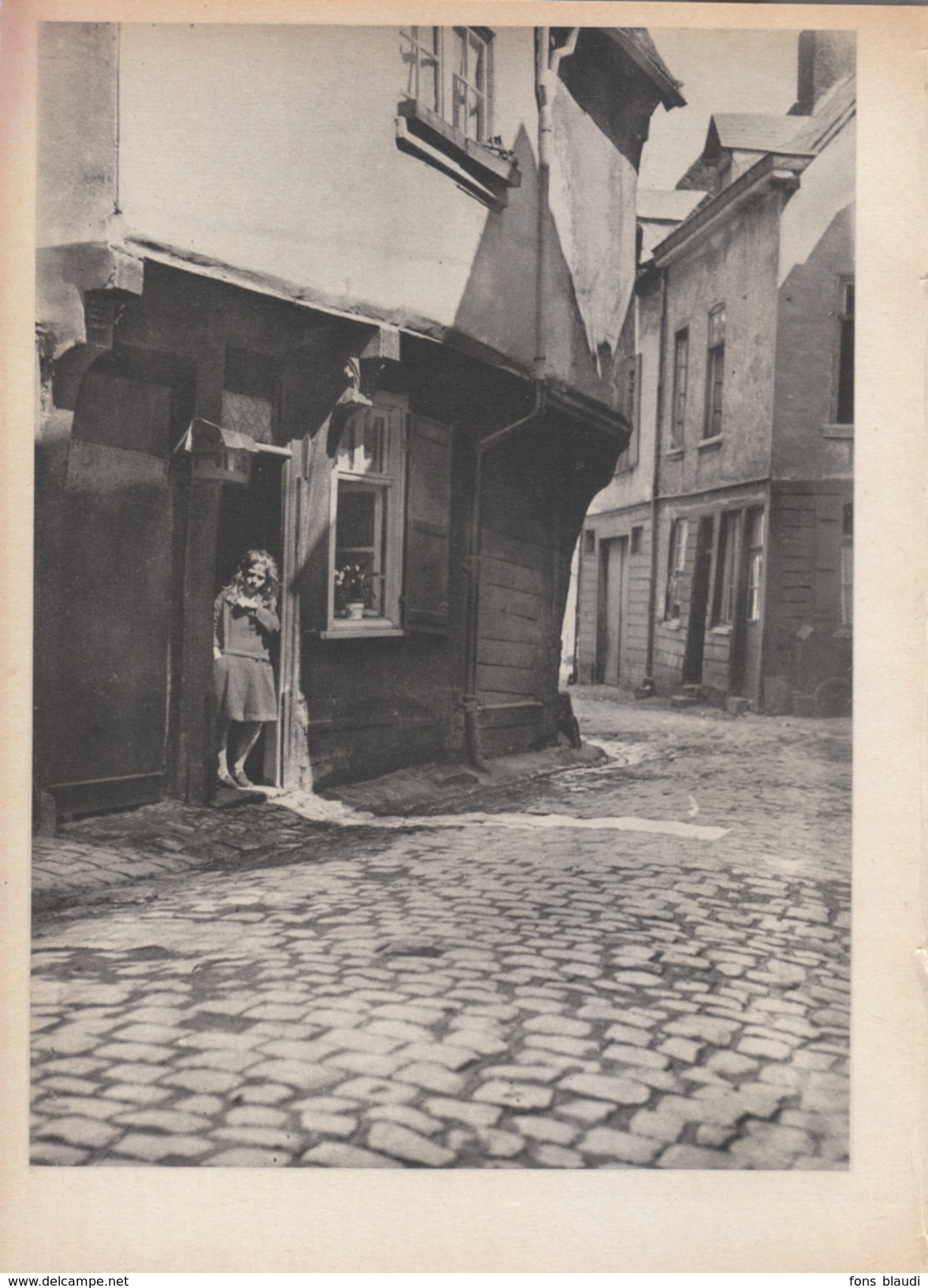 1943 - Héliogravure - Amiens (Somme) - La Rue Des Bouchers - FRANCO DE PORT - Zonder Classificatie