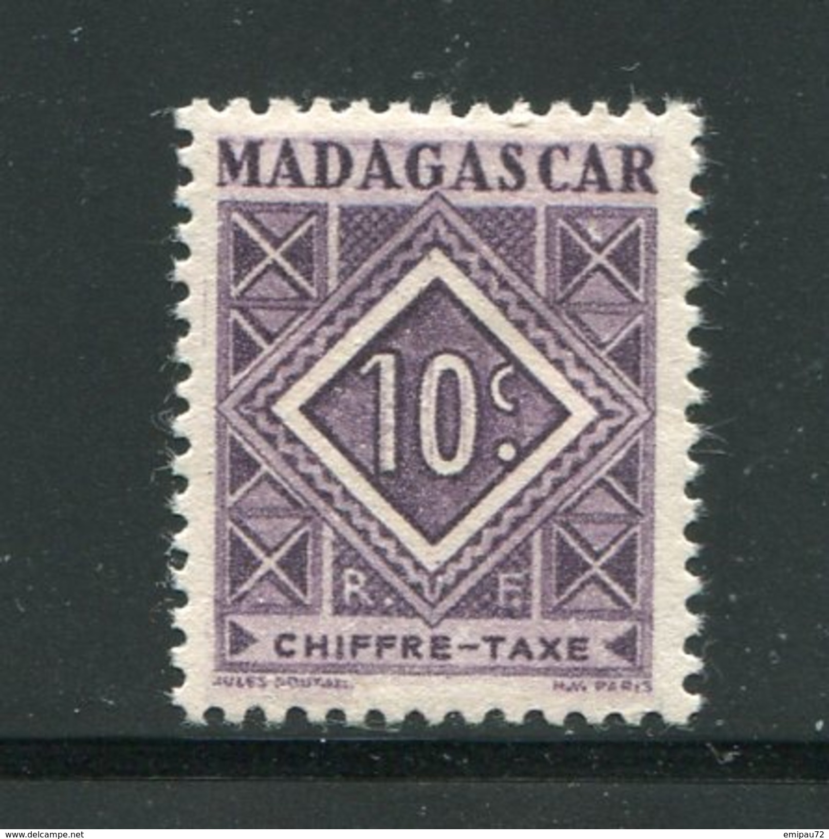 MADAGASCAR- Taxe Y&T N°31- Neuf Avec Charnière * - Portomarken