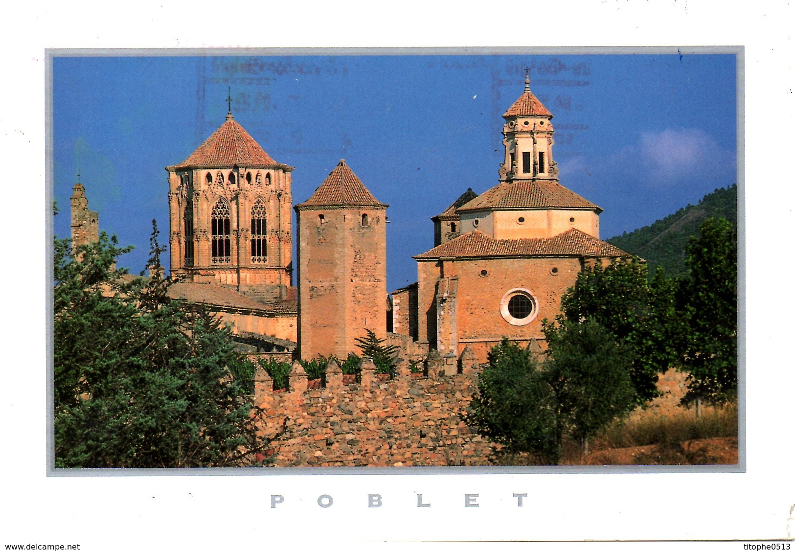 ESPAGNE. Carte Postale écrite. Poblet. - Tarragona