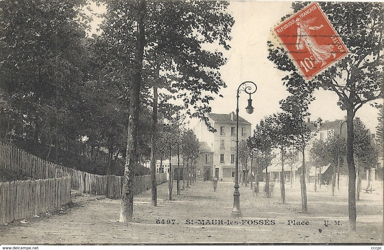 CPA St-Maur-les-Fossés Place - Saint Maur Des Fosses