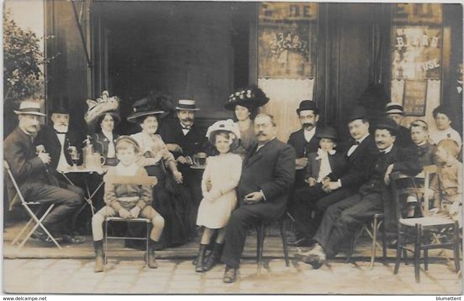 CPA Photo PARIS Non Circulé Commerce Café Siphon Bistrot 1910 - Autres & Non Classés