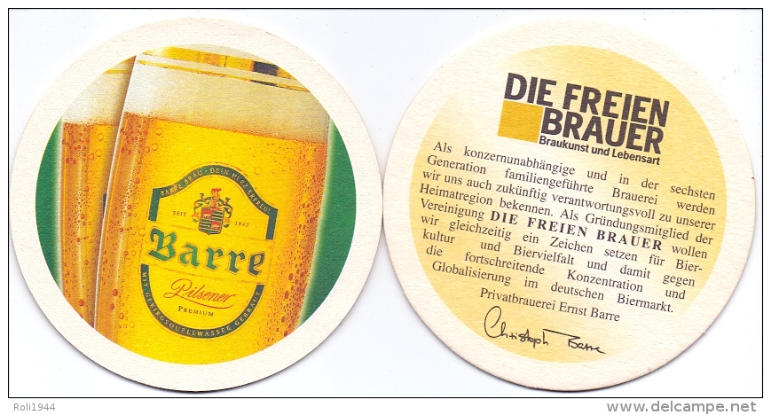 #D135-094 Viltje Barre Lübbecke - Bierdeckel