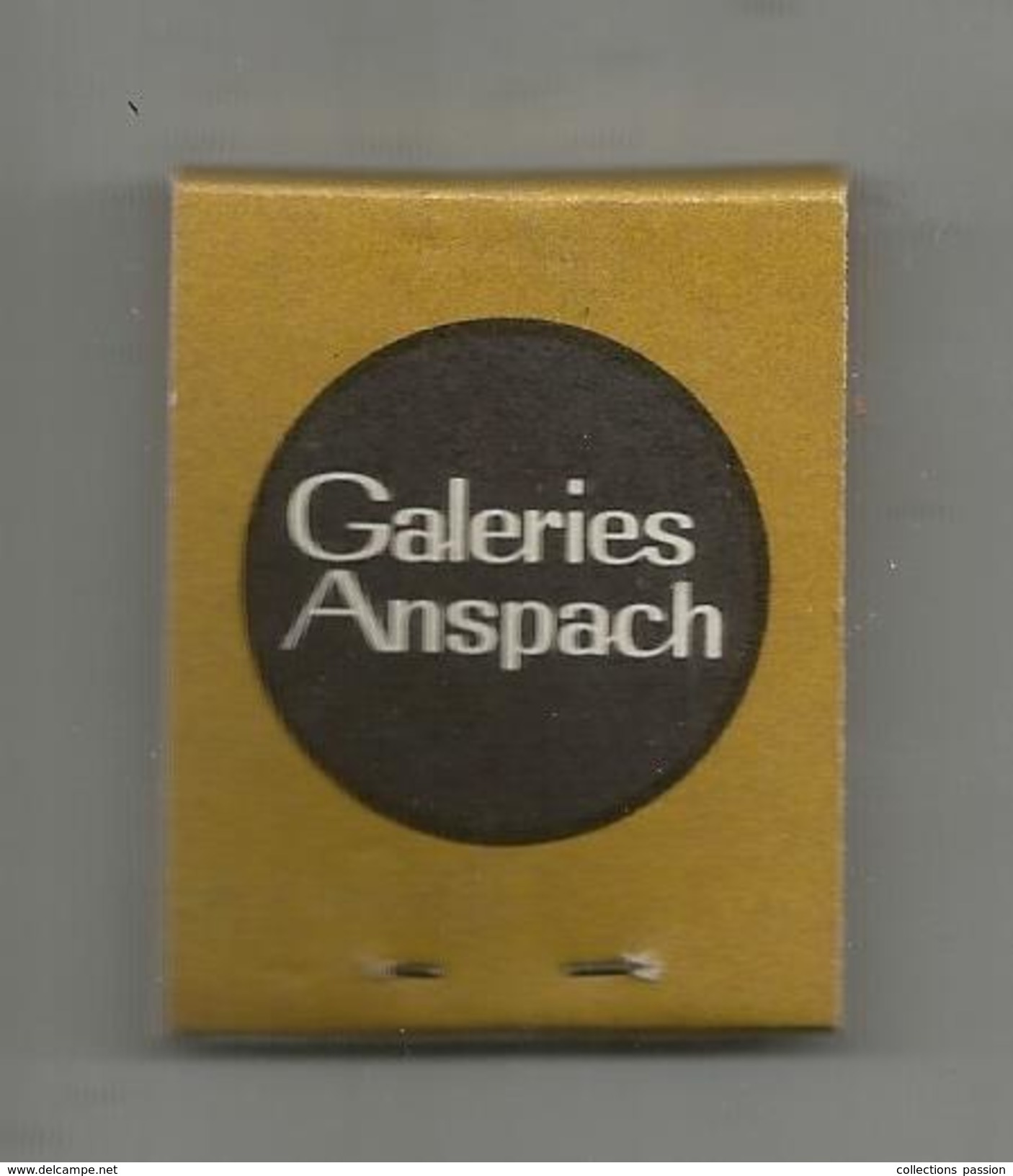 G-I-E, Tabac , Boite, Pochette D'ALLUMETTES, 2 Scans, Publicité, Cigares , Sigaren Willem II, Galerie Anspach - Matchbox Labels