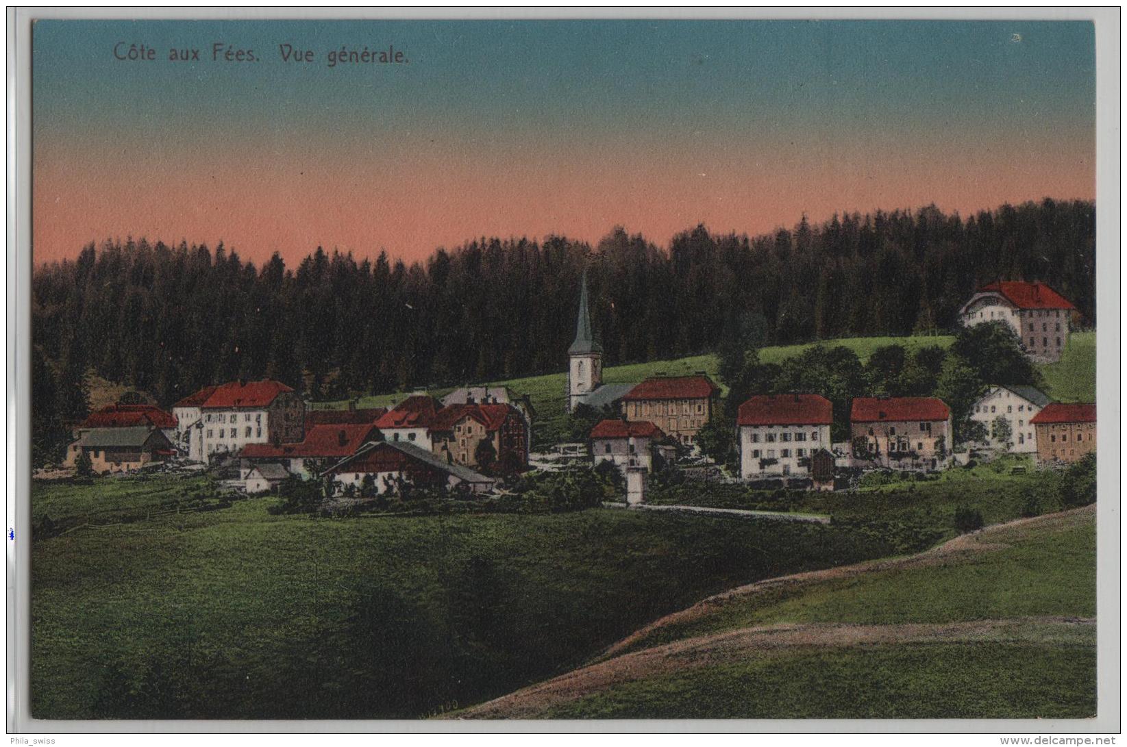 Cote Aux Fees - Vue Generale - Photo: W. Bous - La Côte-aux-Fées