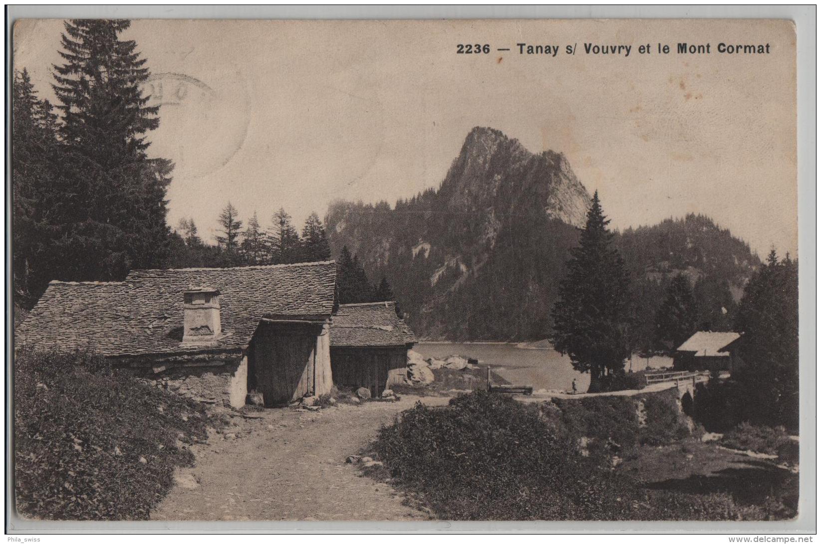 Tanay S/Vouvry Et Le Mont Cormat - Phototypie - Vouvry