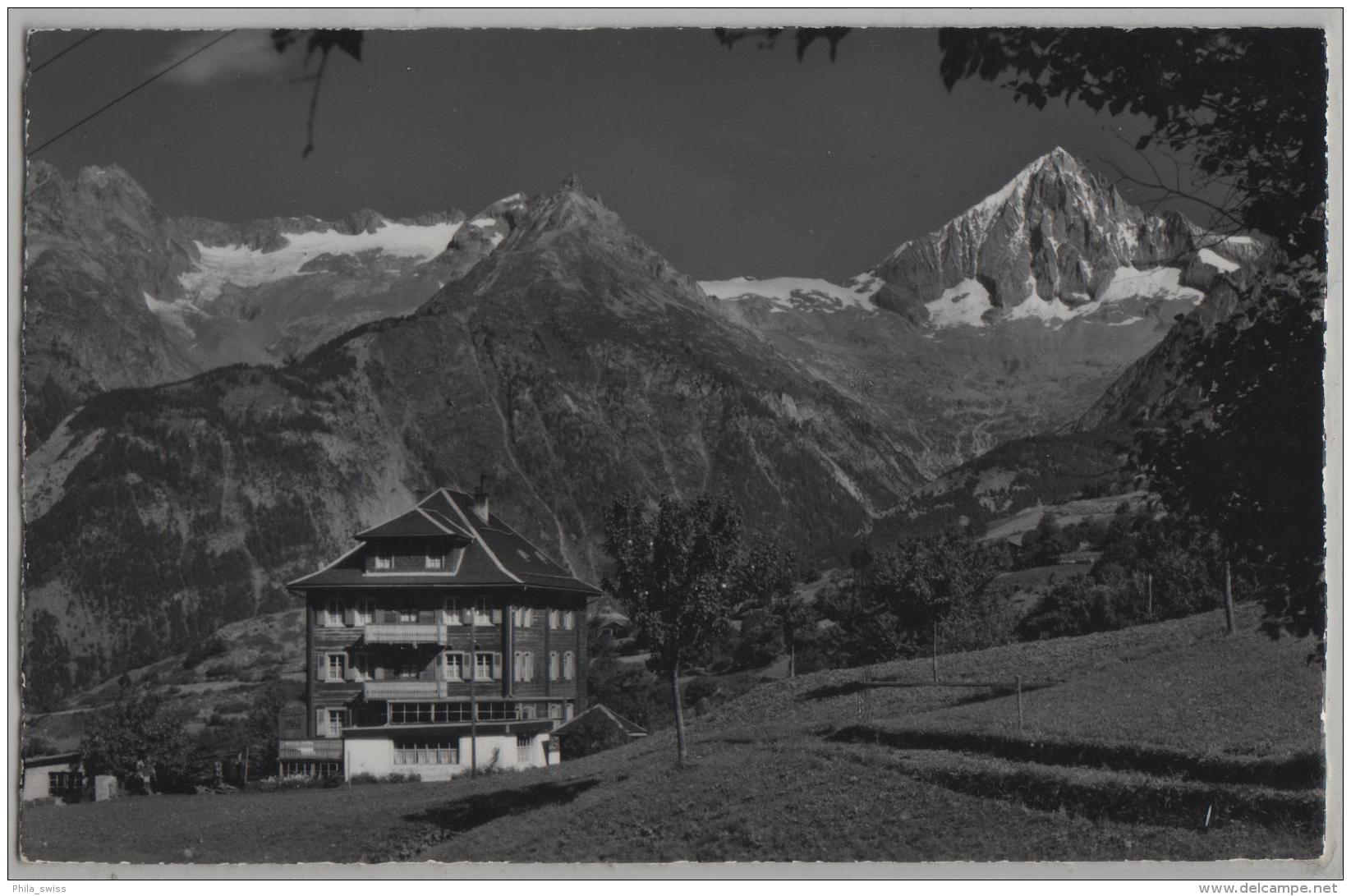 Bürchen, Wallis - Hotel Bietschhorn Mit Bietschhorn - Photo: Klopfenstein - Bürchen