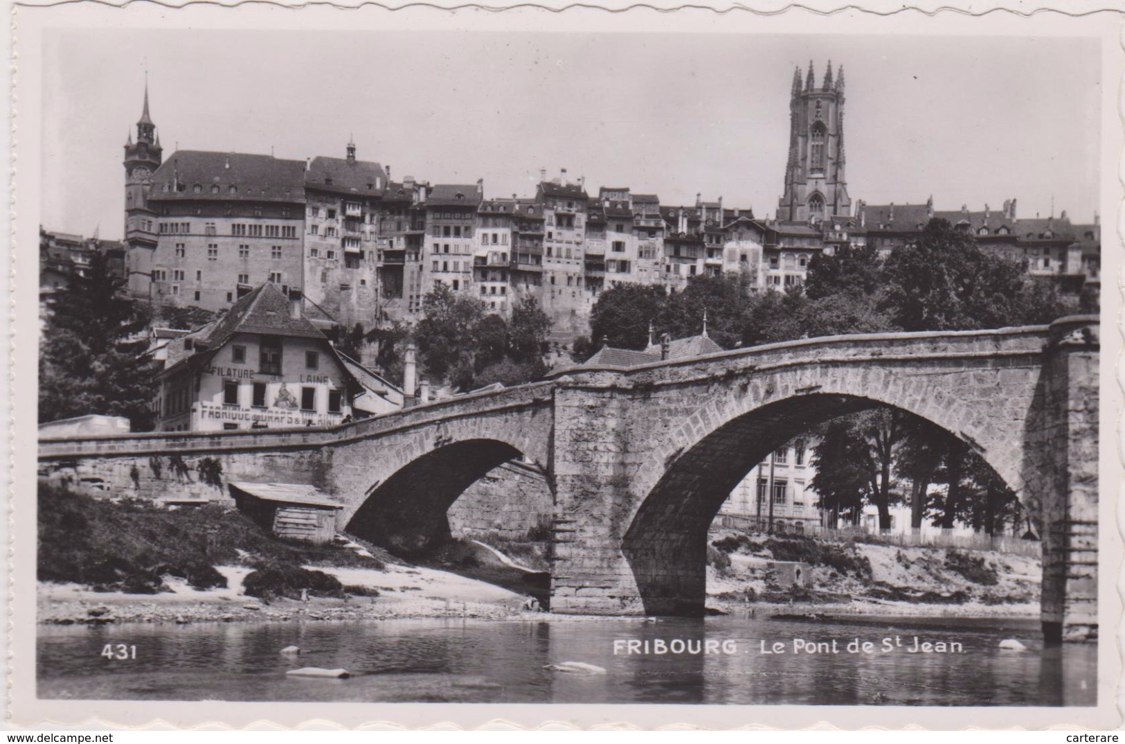 CARTE PHOTO PERROCHET, SUISSE,SWITZERLAND,SWISS, HELVETIA,SCHWEIZ,SVIZZERA ,FRIBOURG - Fribourg