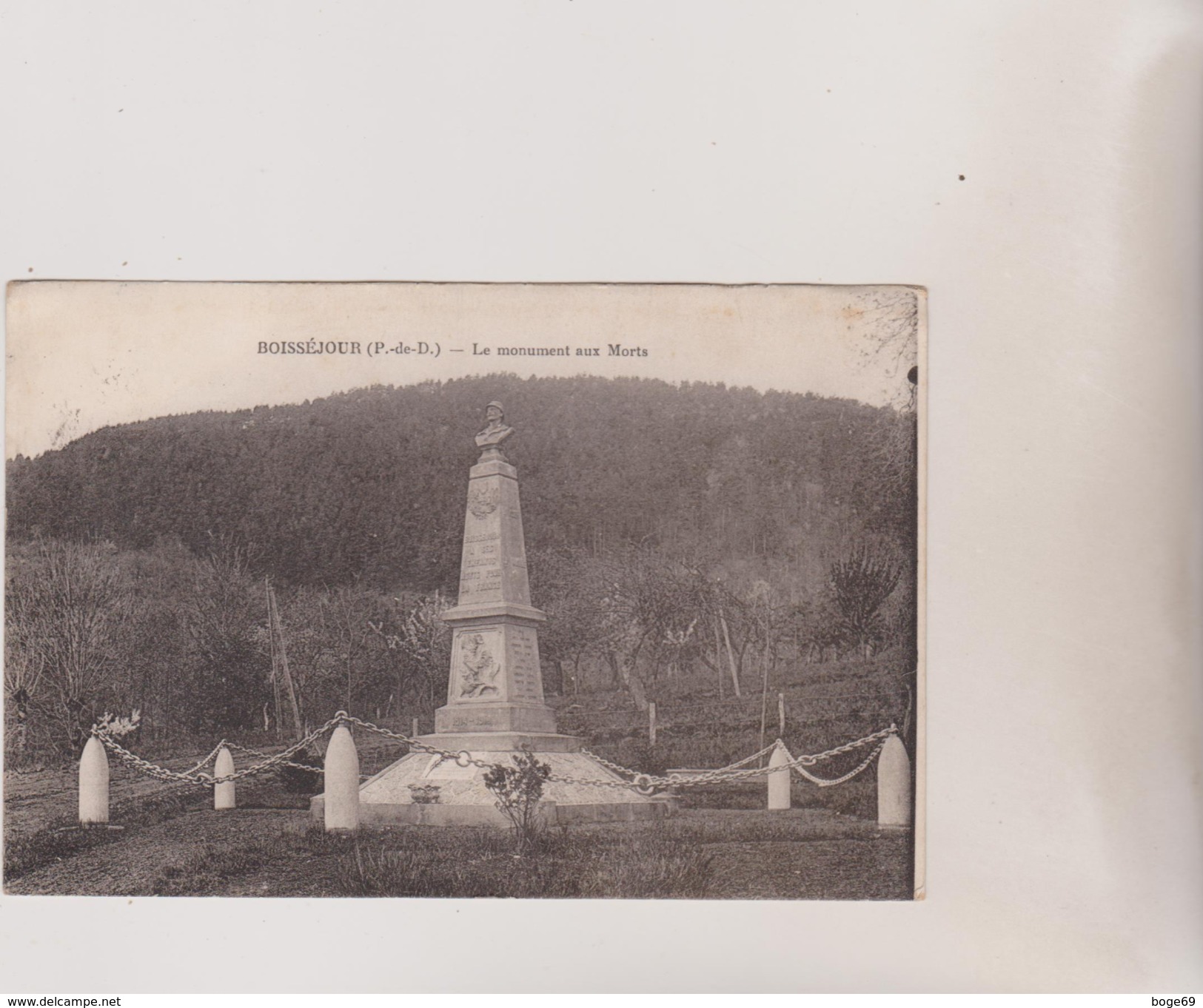 (R5) PUY DE DOME ,  BOISSEJOUR , Le Monument Aux Morts - Autres & Non Classés