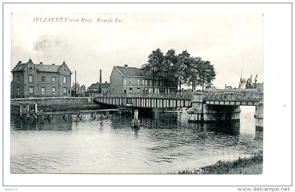 Selzaete - Yzeren Brug - Pont De Fer (1909) - Zelzate