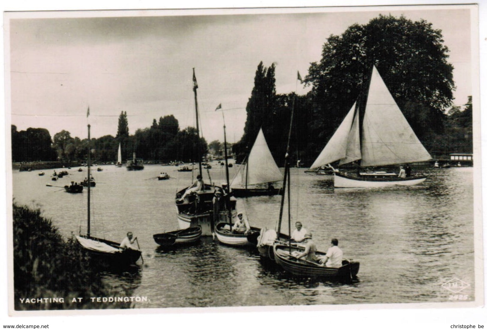 Postcard, Yachting At Teddington (pk32980) - London Suburbs