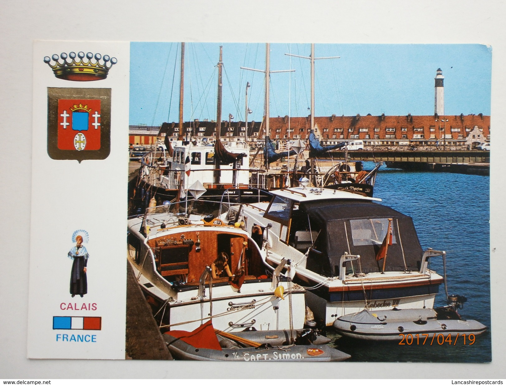 Postcard Calais Jetty The Courgain Maritime And The Lighthouse My Ref B21083 - Calais