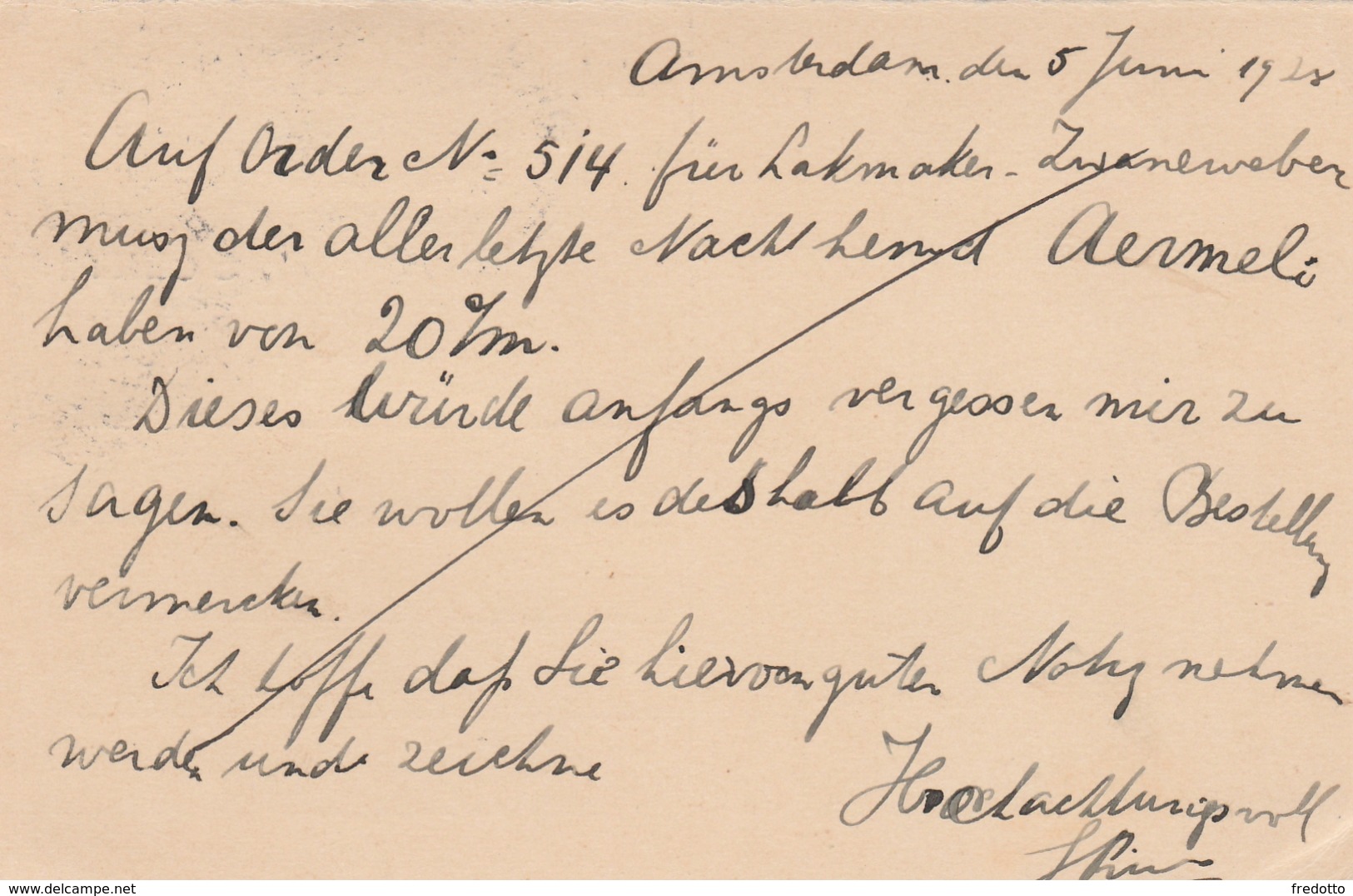 Niederlande-Ganzsache Mit Zusatzfrankatur. - Postal Stationery