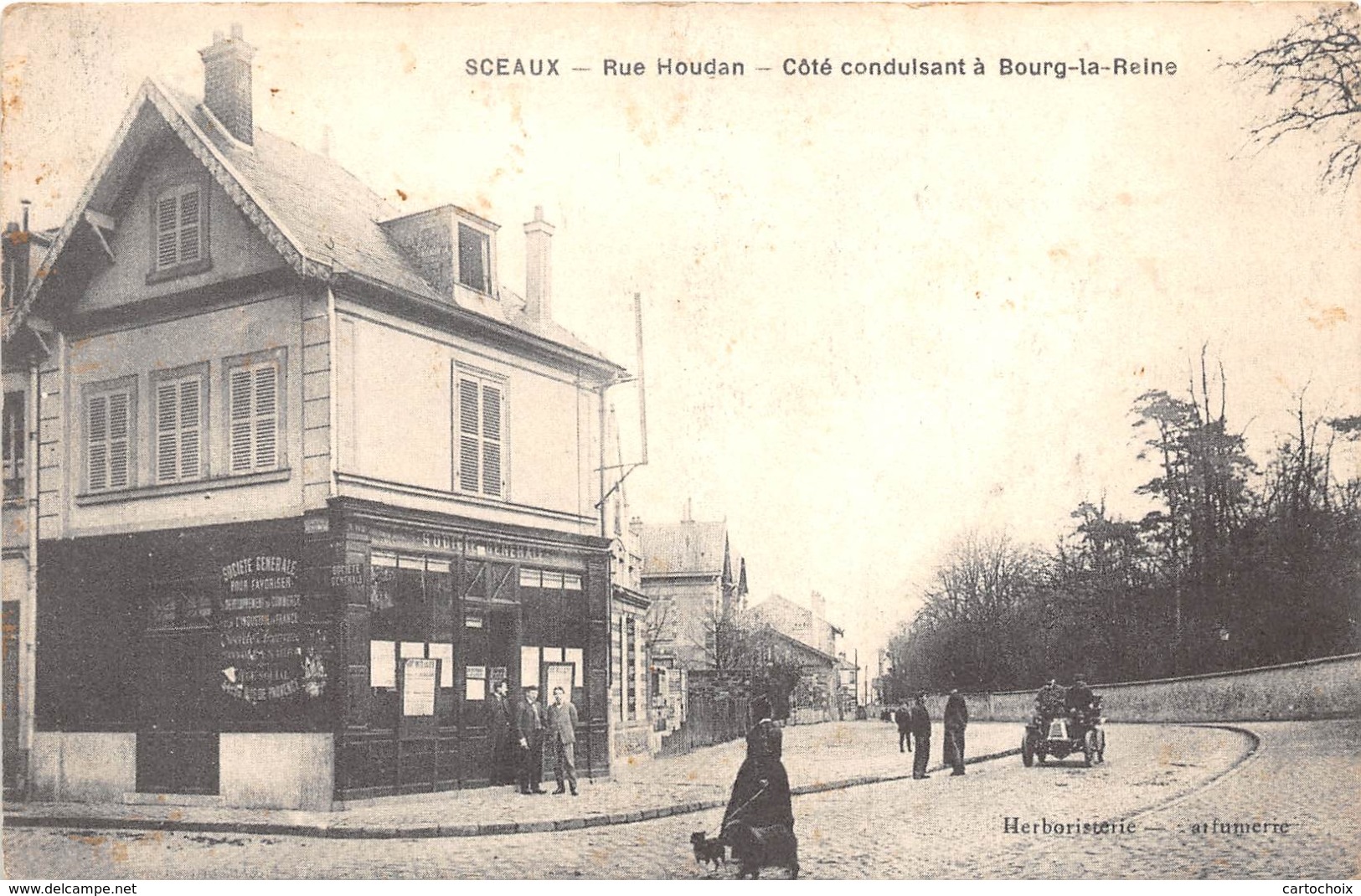 92 - Sceaux - Rue Houdan - Côté Conduisant à Bourg-la-Seine -( Société Générale ) - Sceaux