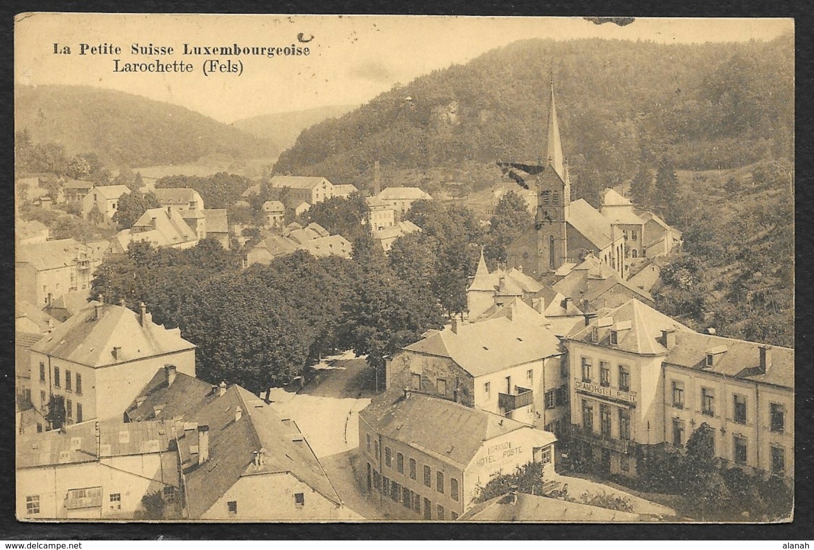 LAROCHETTE  Hôtel De La Poste...(Schoren) Luxembourg - Fels