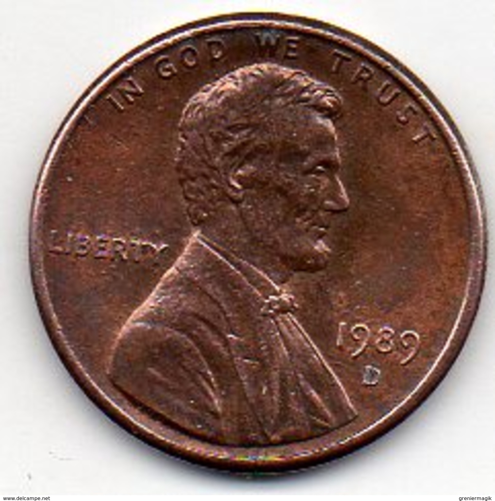 U.S.A. - One Cent 1989 D - Lincoln - 1959-…: Lincoln, Memorial Reverse