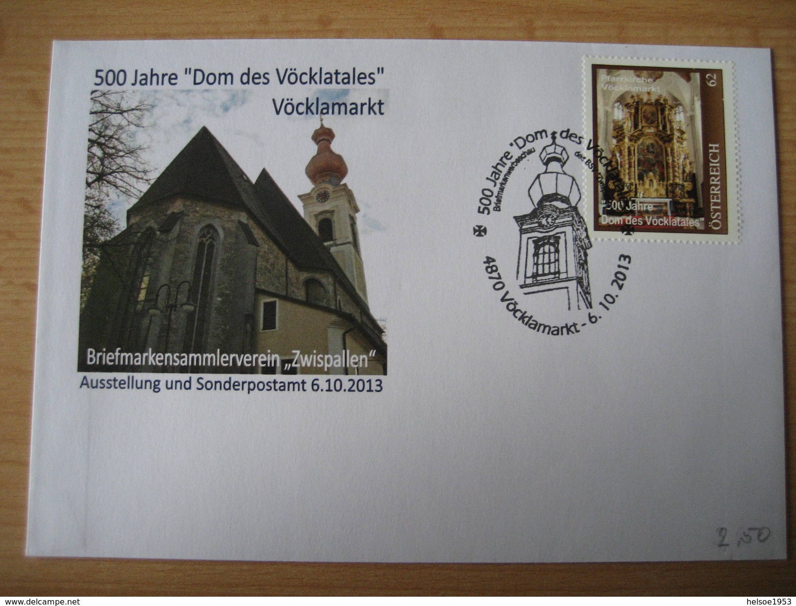 Österreich- Pers.BM 3 Belege Mit Dom Des Vöcklatales - Personalisierte Briefmarken