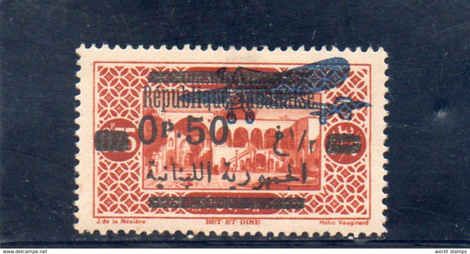 GRAND LIBAN 1929 * - Poste Aérienne