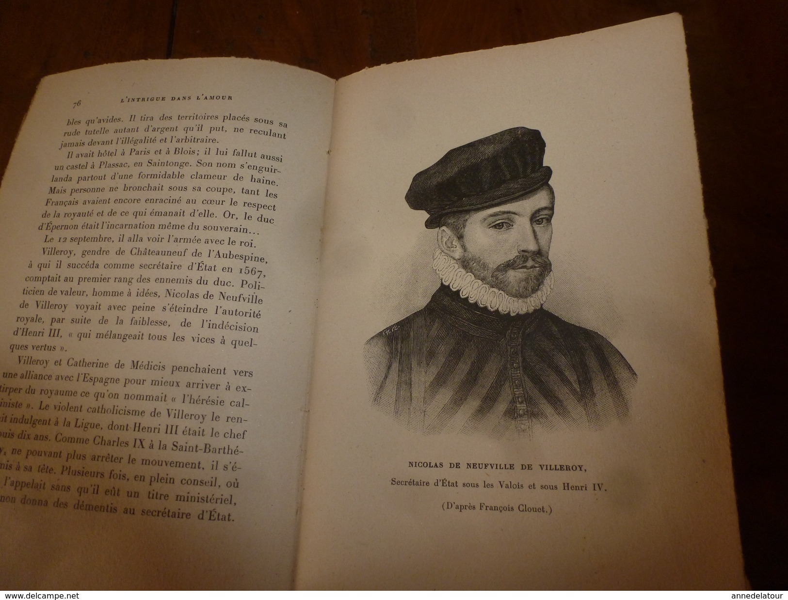 1925 L'INTRIGUE DANS L'AMOUR -Le duc d'Epernon, illustré de 11 dessins gravés par Charles Clément