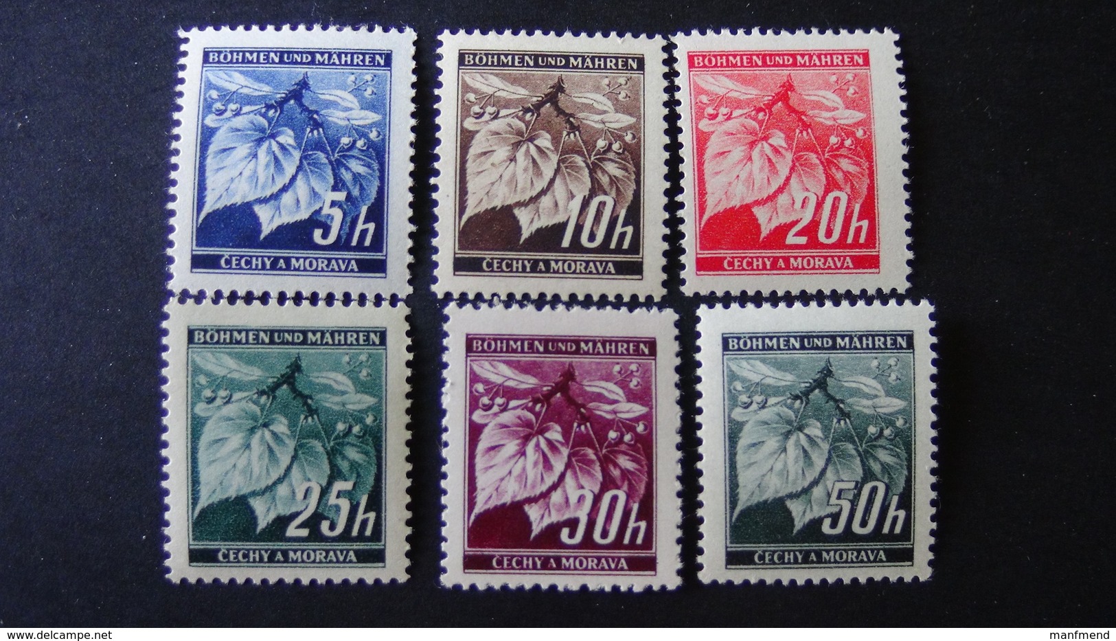 Bohemia And Moravia -  1939/40 - Mi.Nr.20-4,55**MNH - Look Scan - Unused Stamps