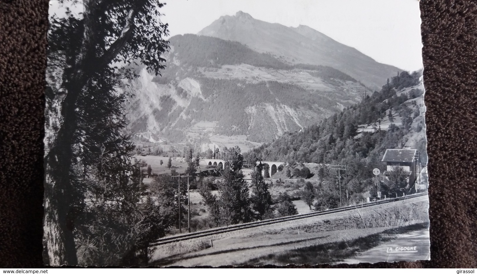 CPSM BOURG SAINT MAURICE SAVOIE VIADUC DES RAVES LE COMBOTTIER LE CLAPEY ET BELLEFACE 1953 - Bourg Saint Maurice