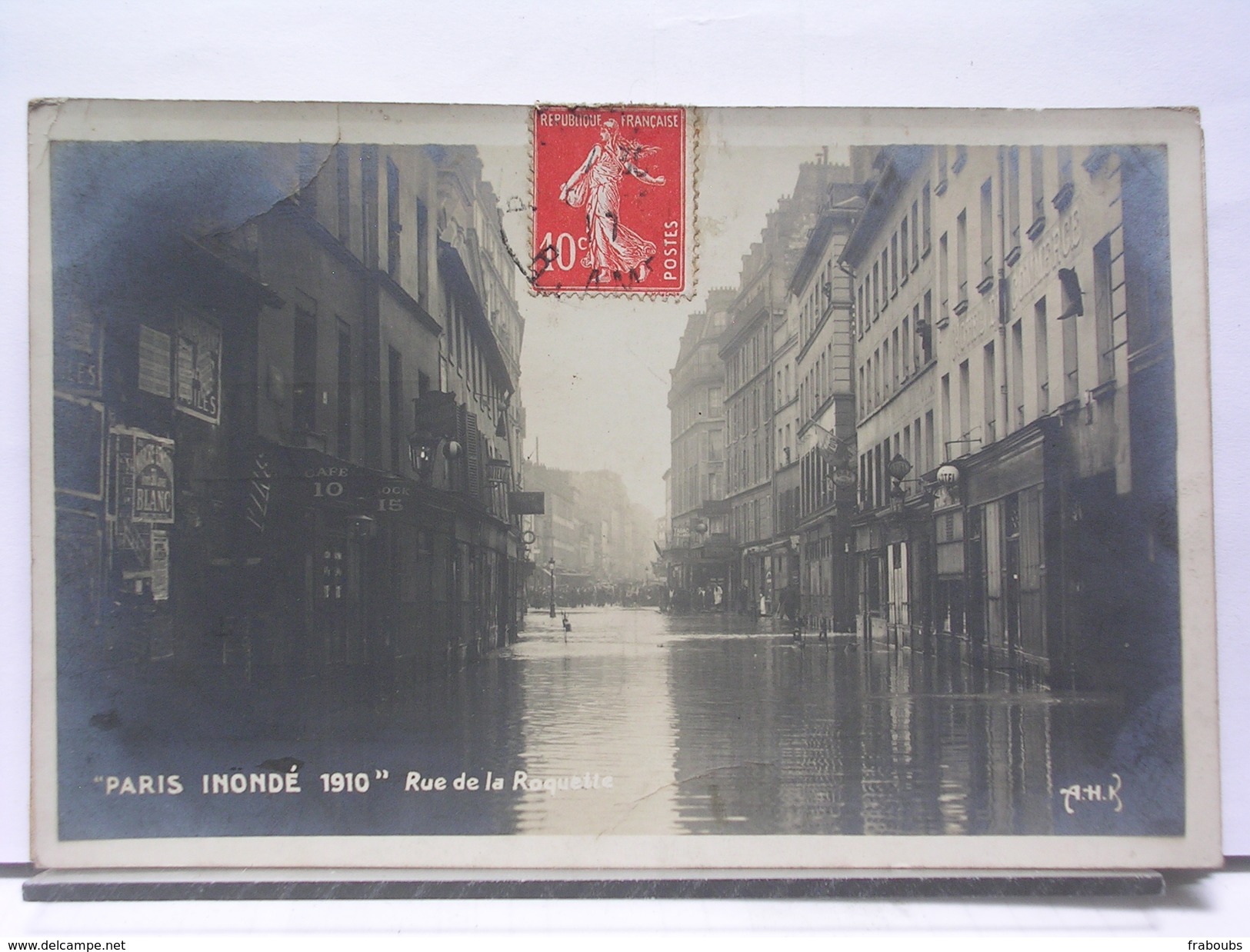 PARIS - CRUE INONDATION DE 1910 - LOT DE 7 CPA