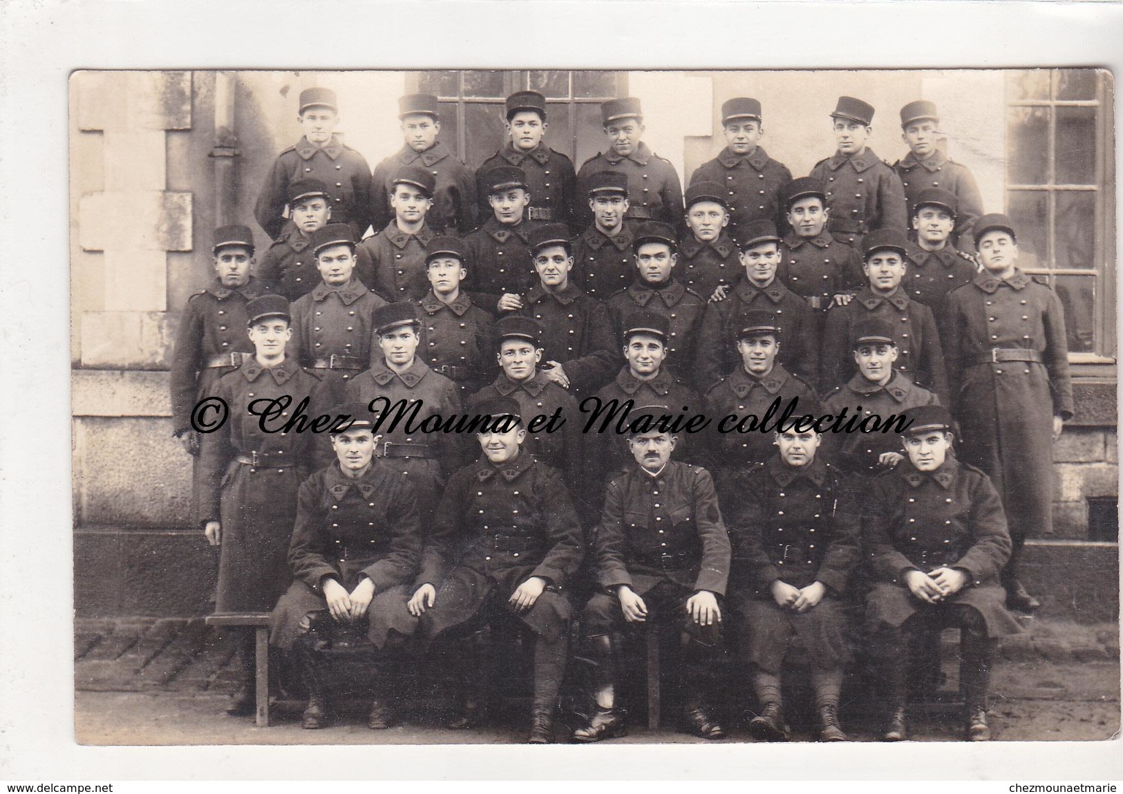 NANTES 1938 1939 - 65 EME REGIMENT - PELOTON DE VANNES - ELEVES CAPORAUX - LOIRE ATLANTIQUE - CARTE PHOTO MILITAIRE - Guerre 1914-18