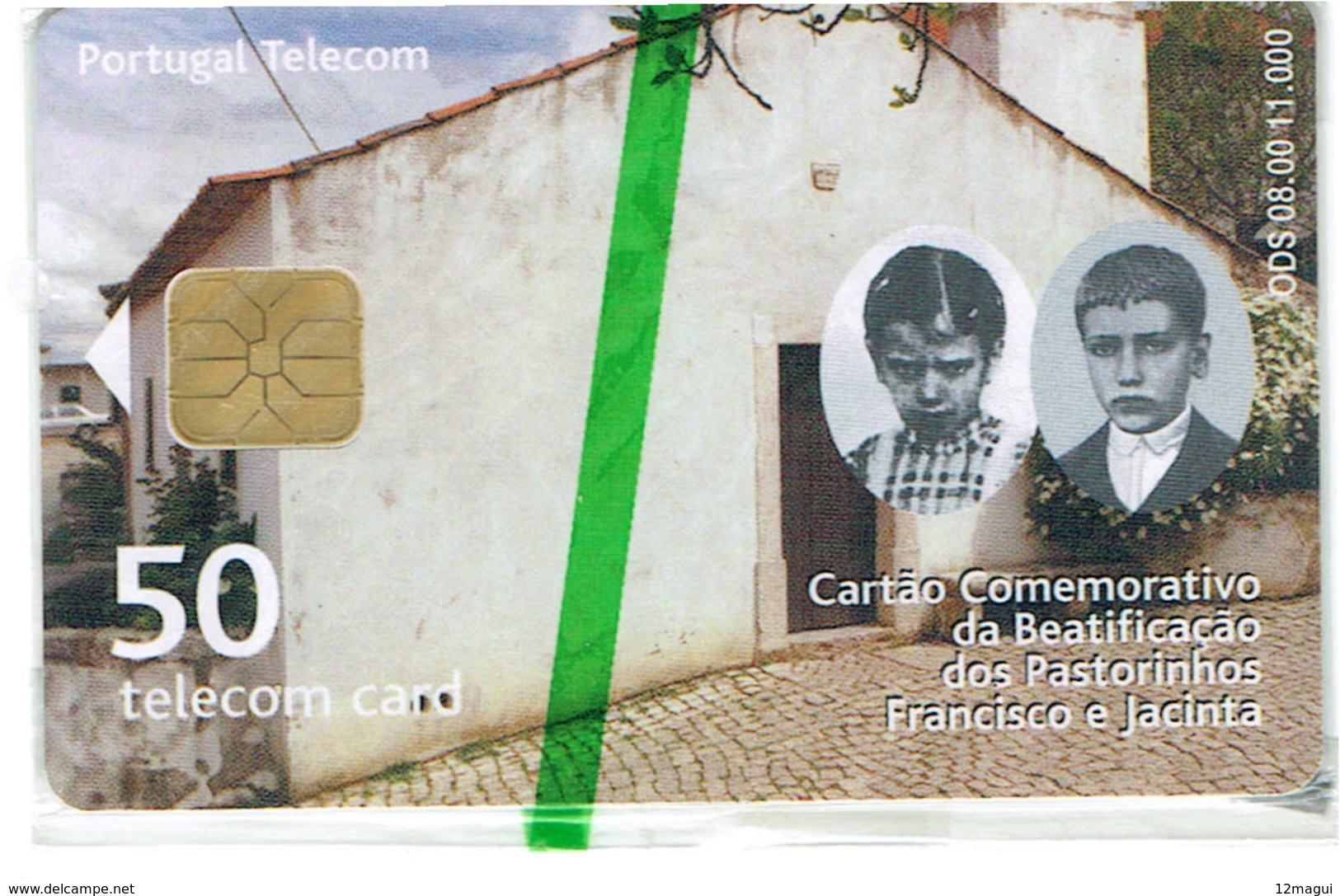 PHONECARDS-- PORTUGAL-CHIP--50U --BEATIFICAÇÃO DOS PASTORINHOS-- MINT WITH BLISTER-- - Portugal