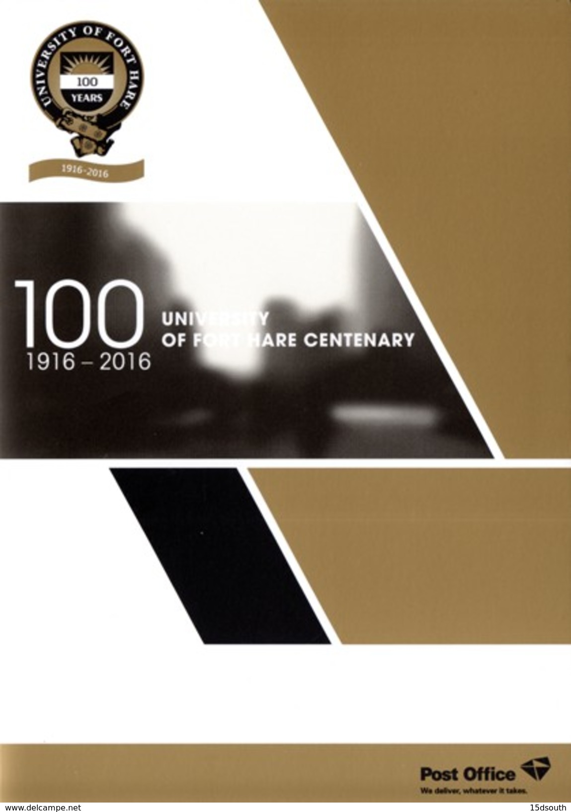 South Africa - 2017 University Of Fort Hare Centenary Commemorative Folder - Used Stamps