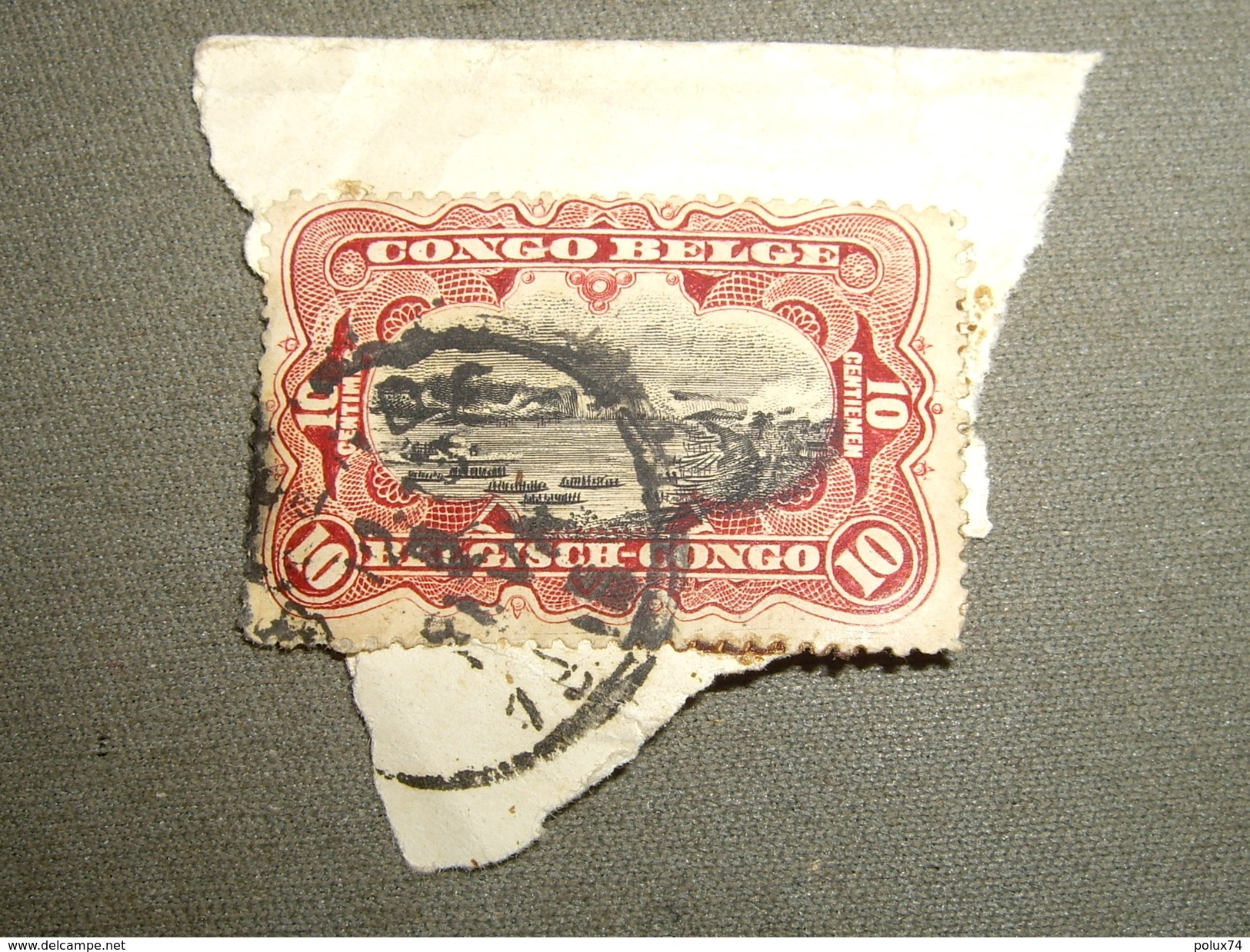 BELGIQUE  Stamp  CONGO   Sur Fragment - Ohne Zuordnung
