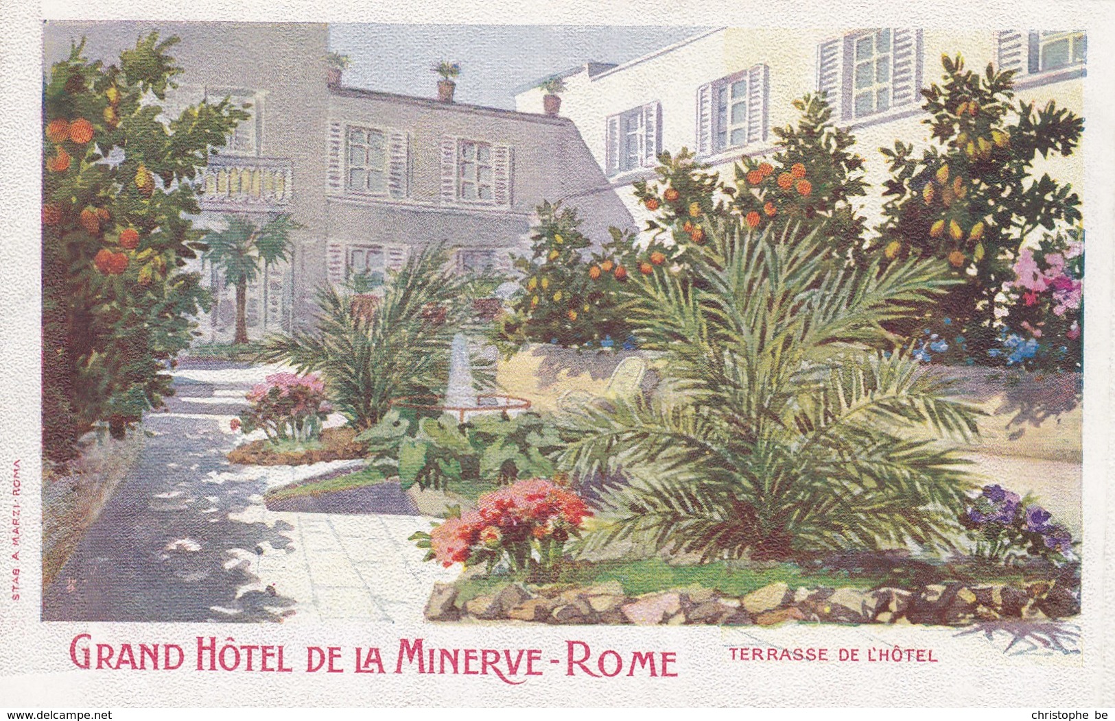 Roma, Grand Hôtel De La Minerve (pk34380) - Bar, Alberghi & Ristoranti