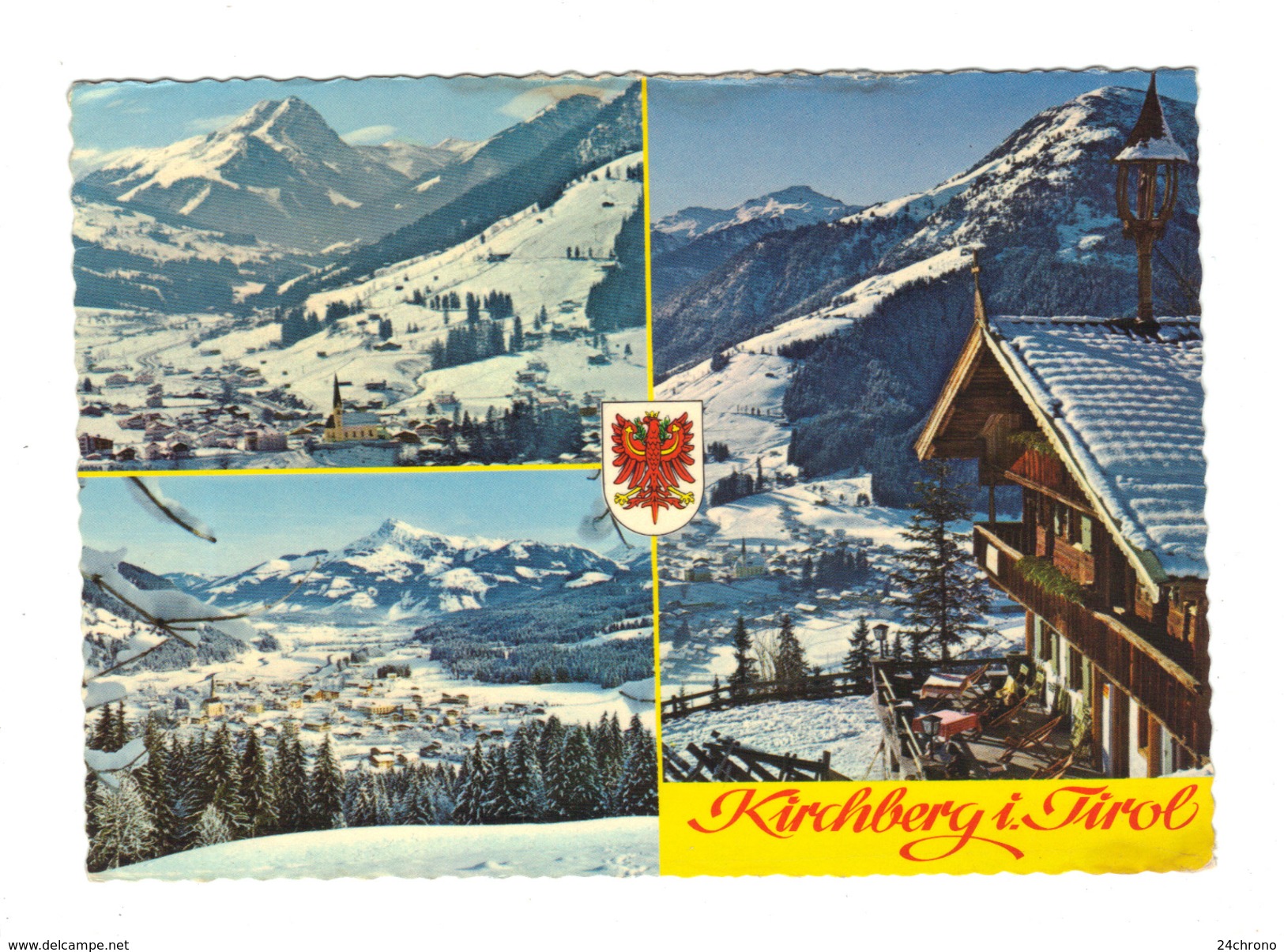 Autriche: Wintergrusse Aus Kirchberg, Tirol, Flamme Papillon (17-607) - Kirchberg