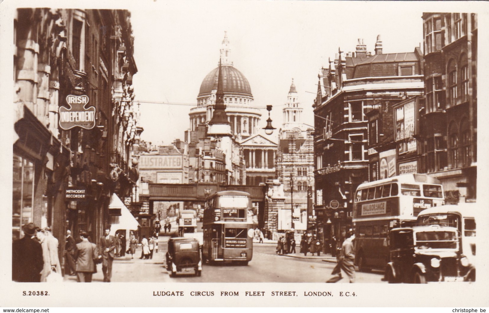 London, Ludgate Circus From Fleet Street (pk34416) - Other & Unclassified